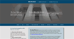 Desktop Screenshot of mironerlaw.com